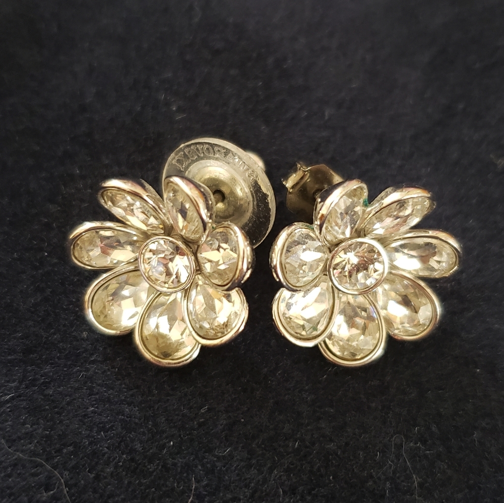 Authentic Swarovski Daisy Earrings
